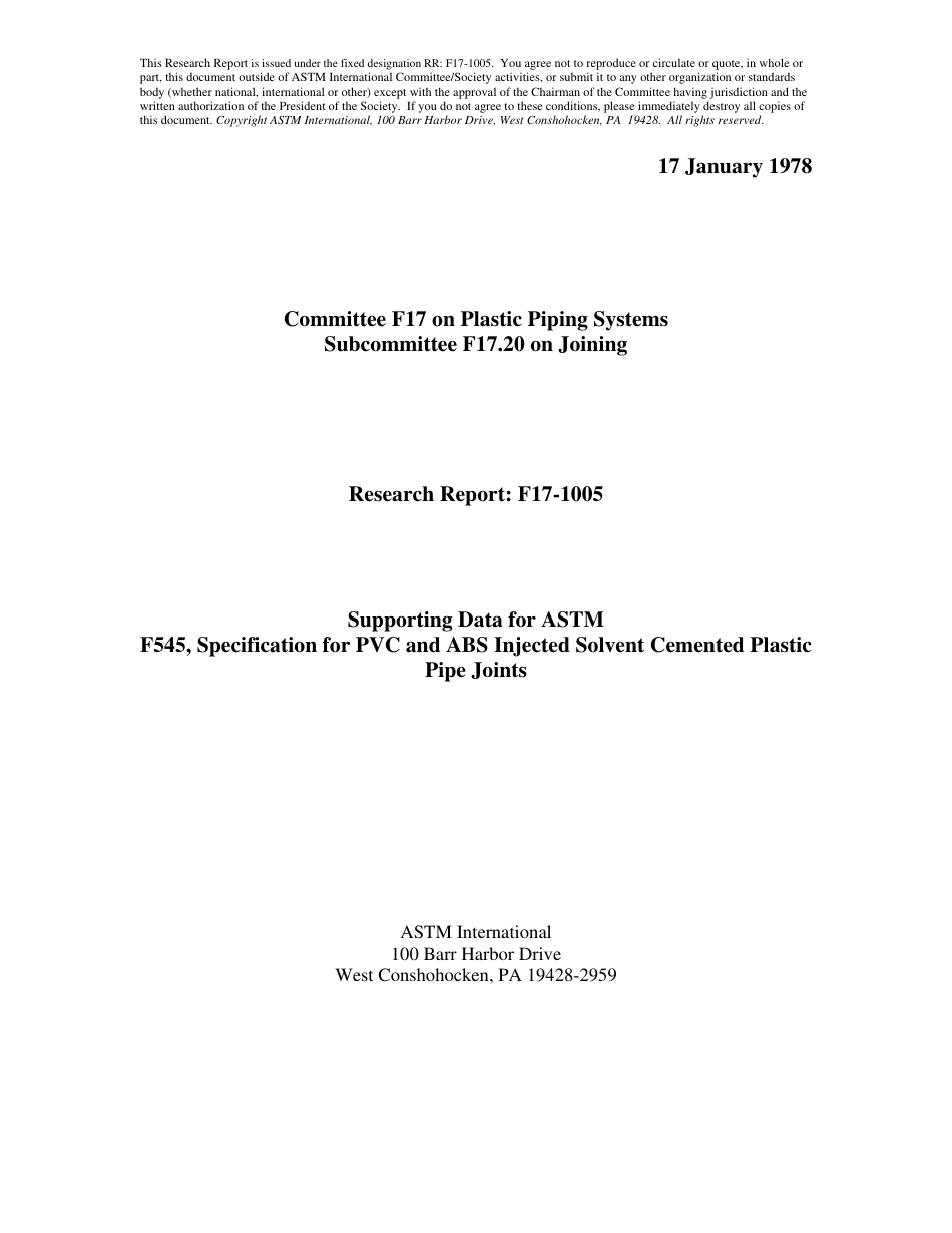 ASTM RR-F17-1005 1978.pdf_第1页