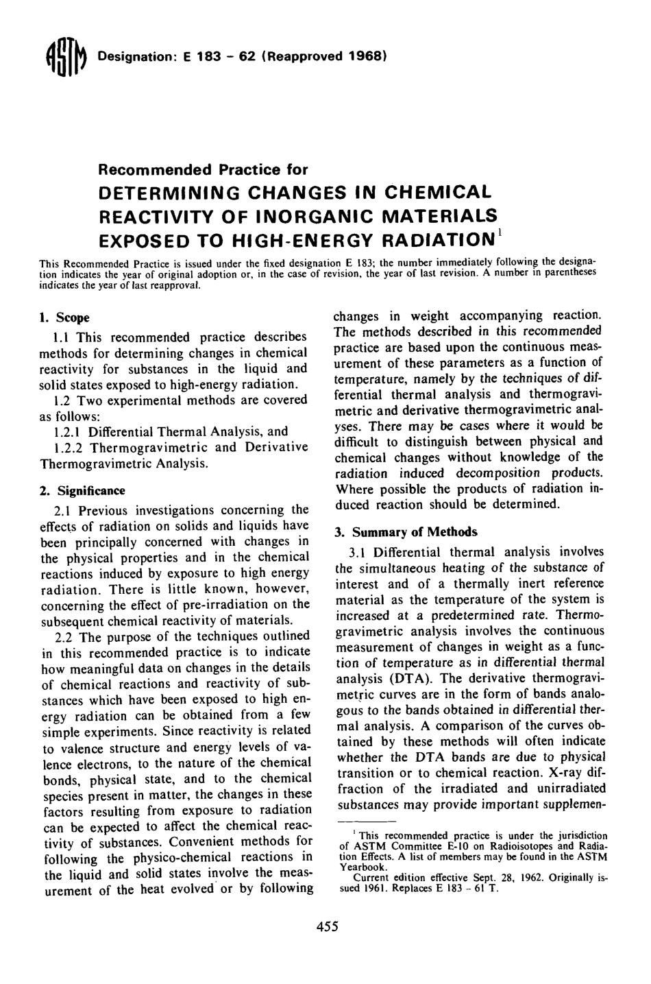 ASTM E183 - 62 (1968) scan.pdf_第1页