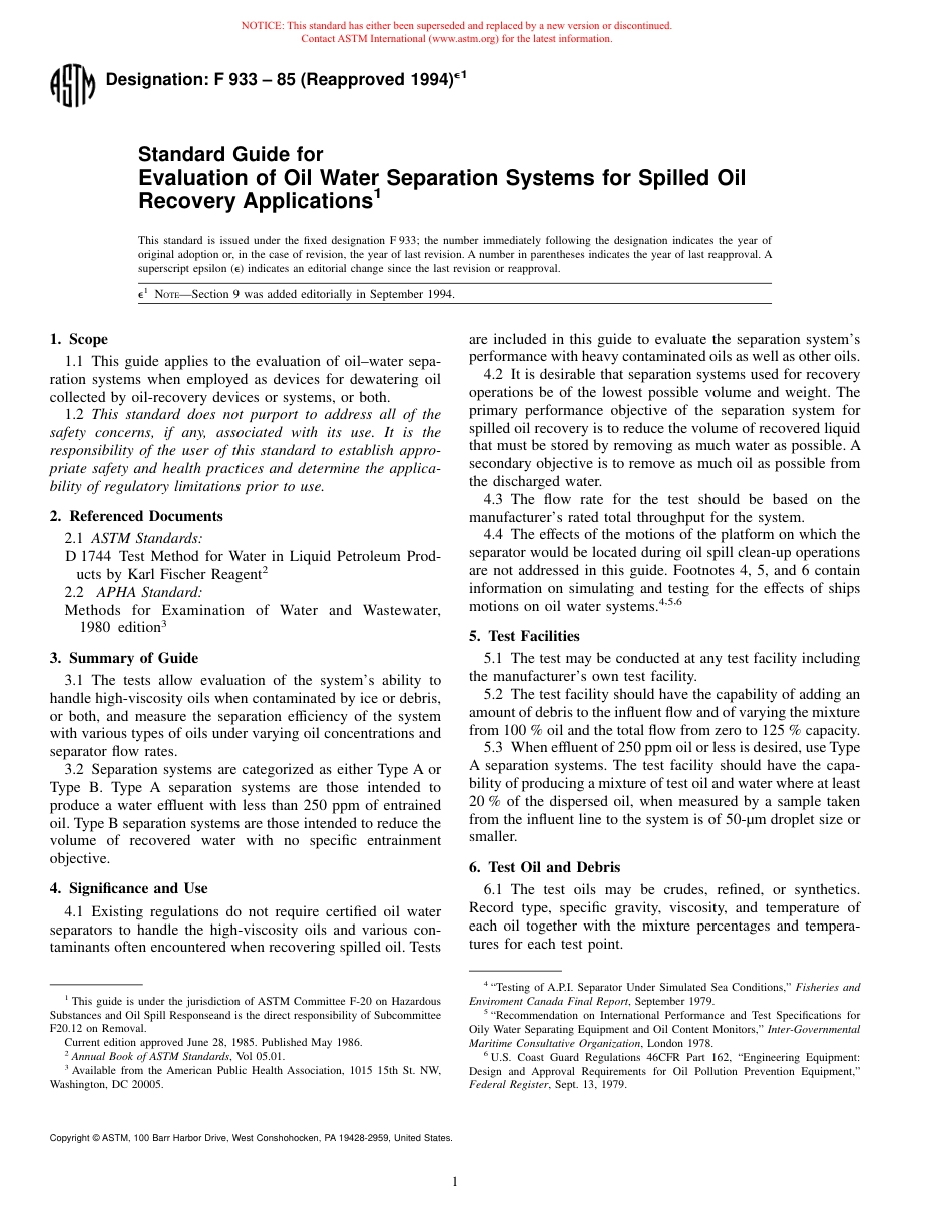 ASTM F933 - 85 (1994)e1.pdf_第1页