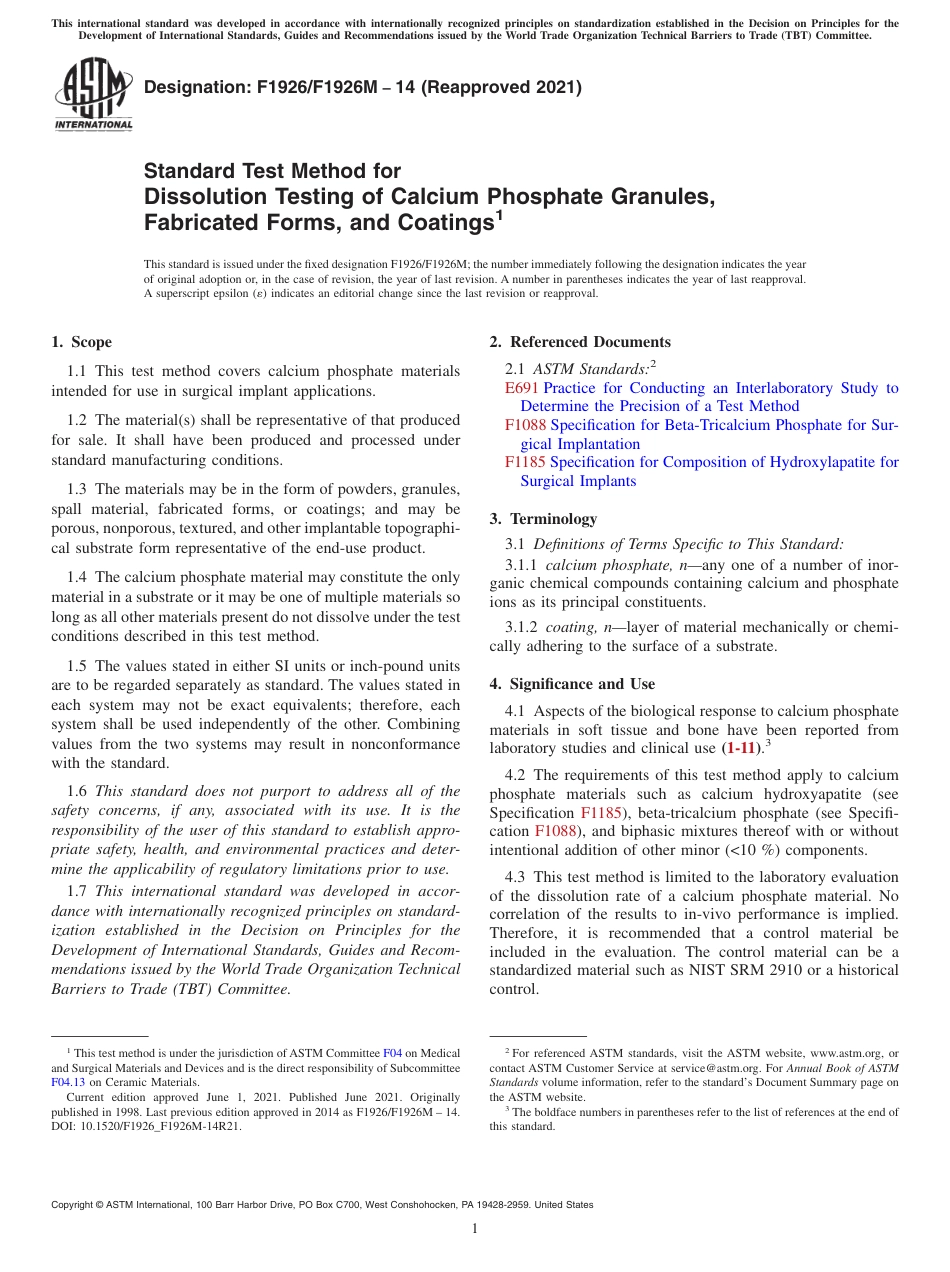 ASTM F1926 - F 1926M - 14 (2021).pdf_第1页
