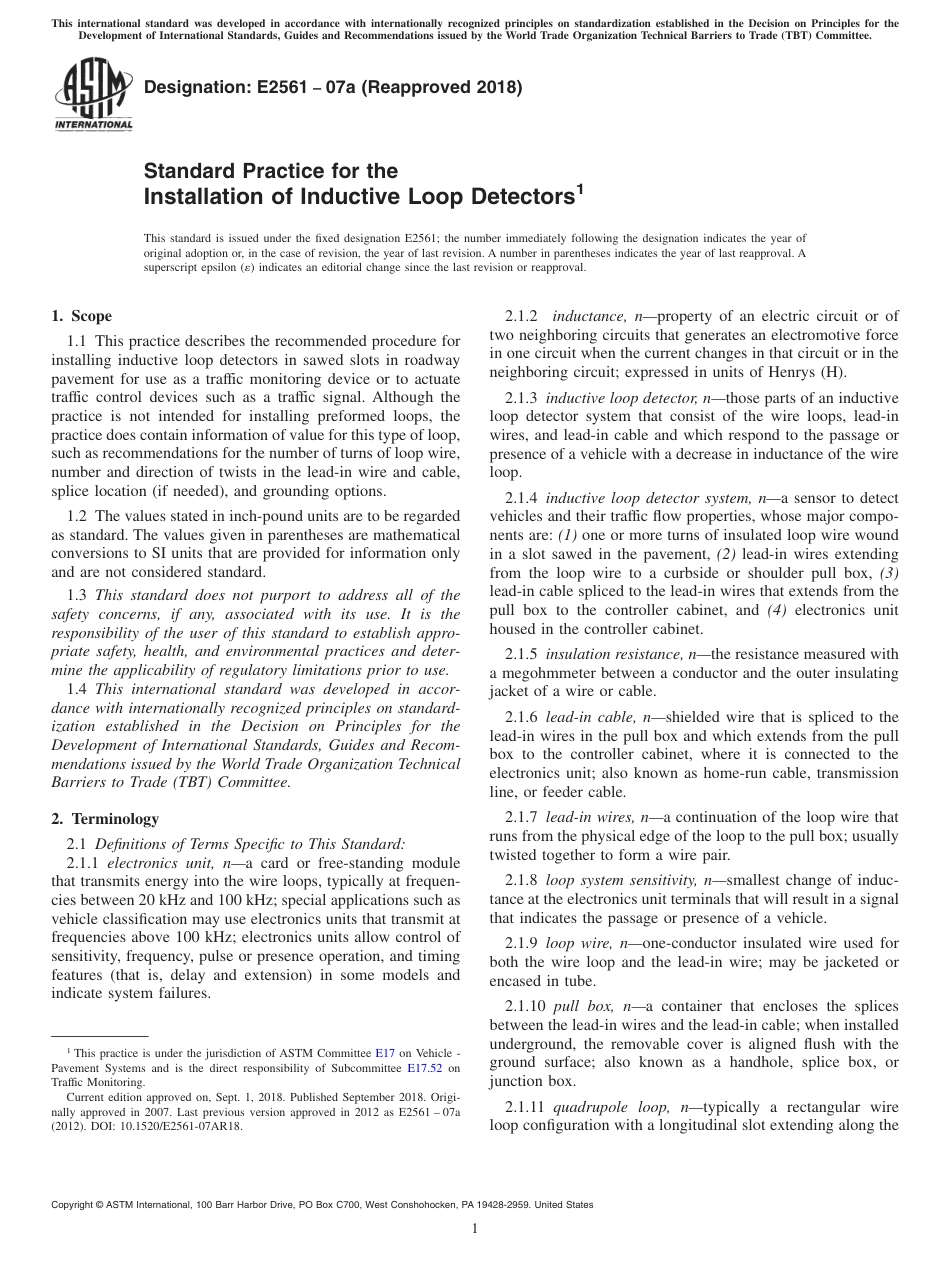ASTM E2561 - 07a (2018).pdf_第1页