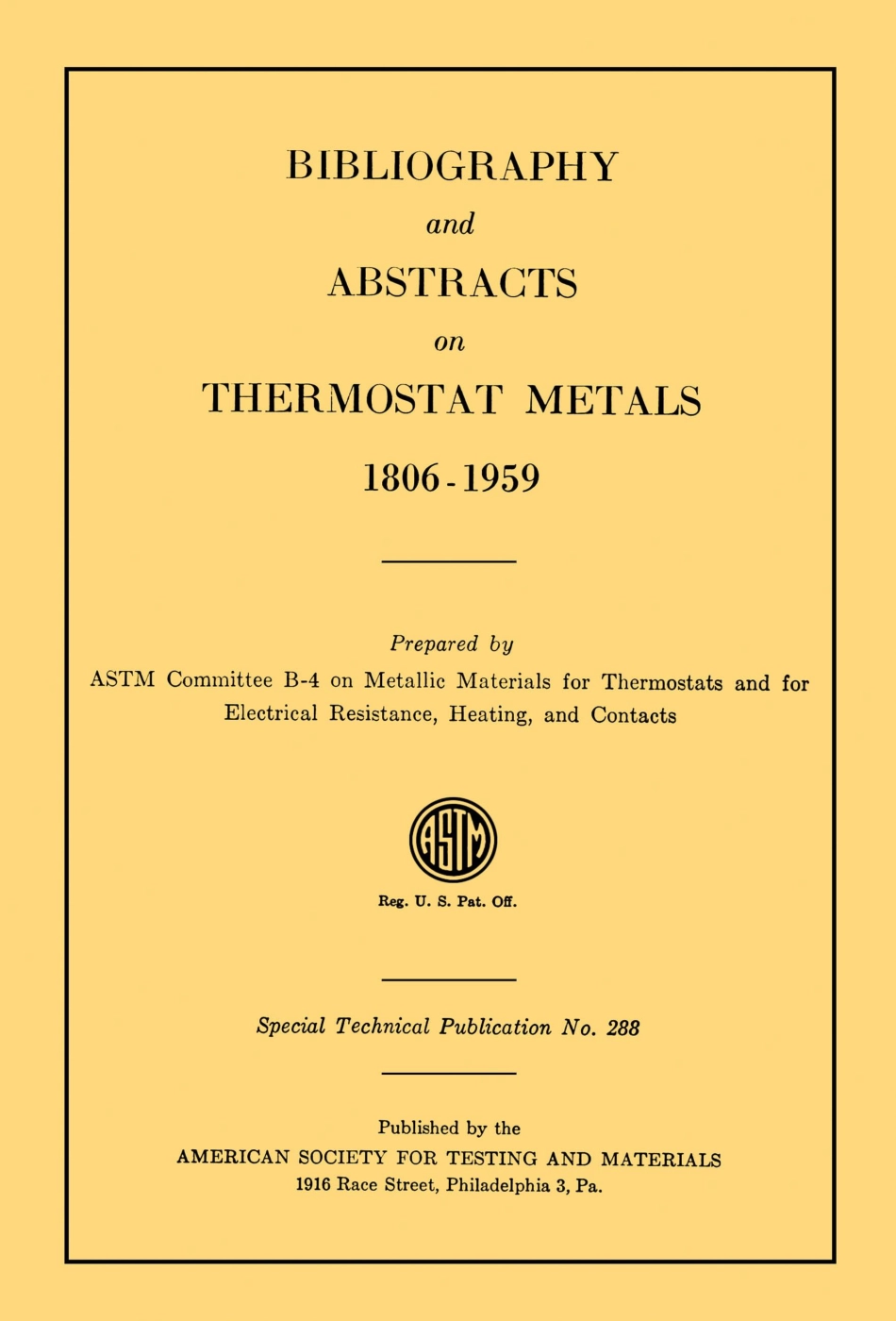 ASTM STP 288-1961.pdf_第1页