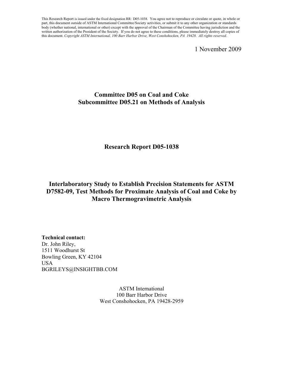 ASTM RR-D05-1038 2009.pdf_第1页