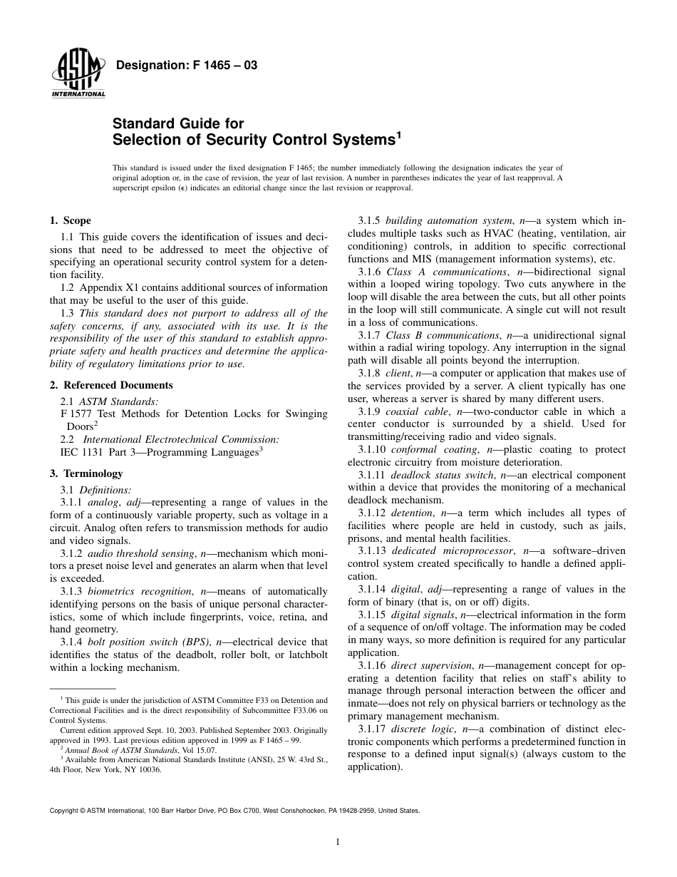 ASTM F1465 - 03.pdf_第1页
