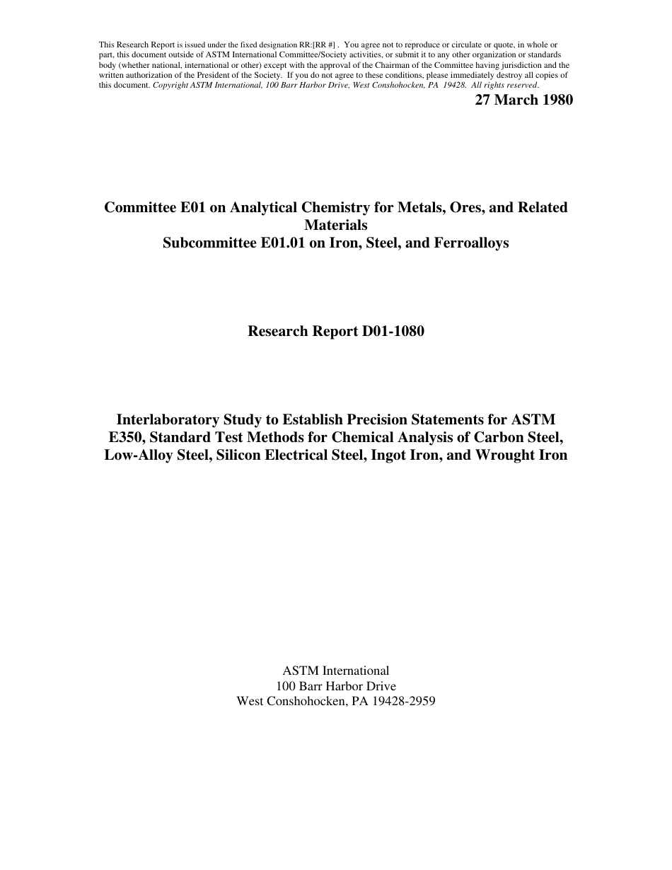 ASTM RR-E01-1080 1980.pdf_第1页