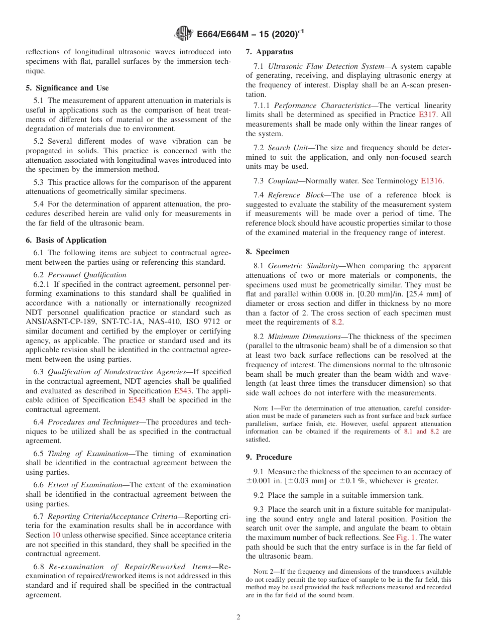 ASTM E664 - E 664M - 15 (2020)e1(1).pdf_第2页
