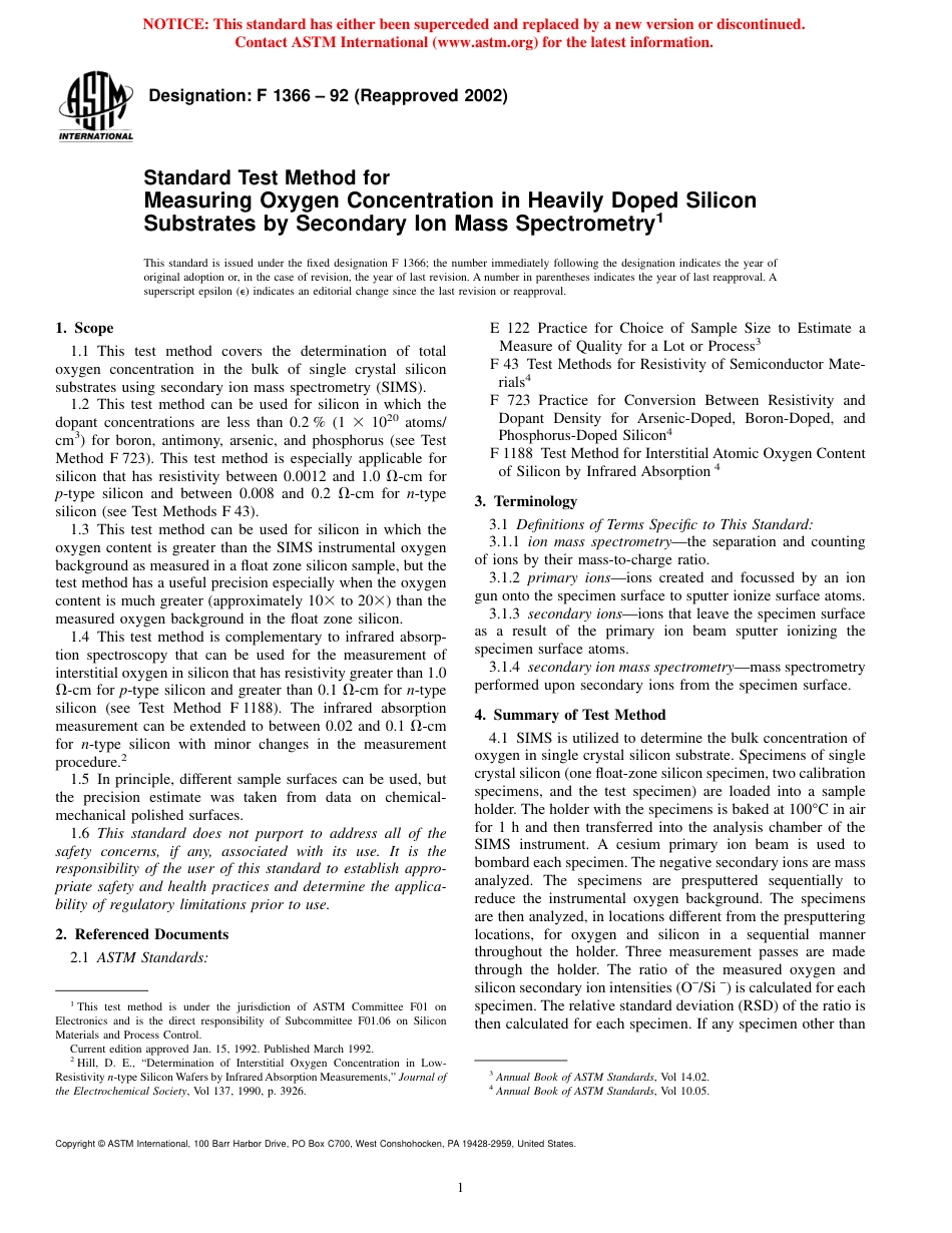 ASTM F1366 - 92 (2002).pdf_第1页
