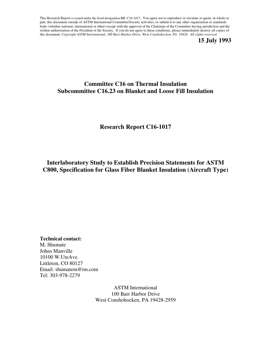 ASTM RR-C16-1017 1993.pdf_第1页