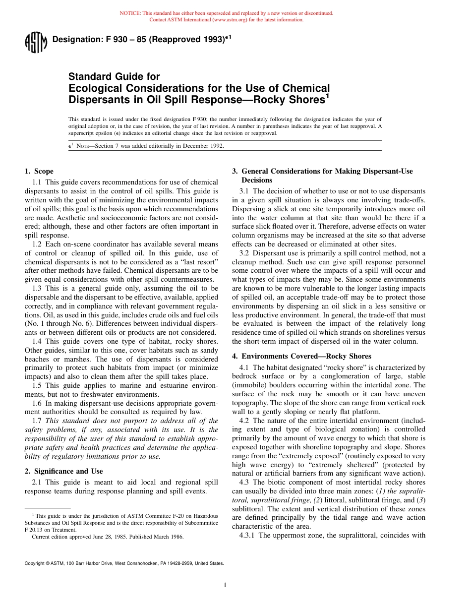 ASTM F930 - 85 (1993)e1.pdf_第1页