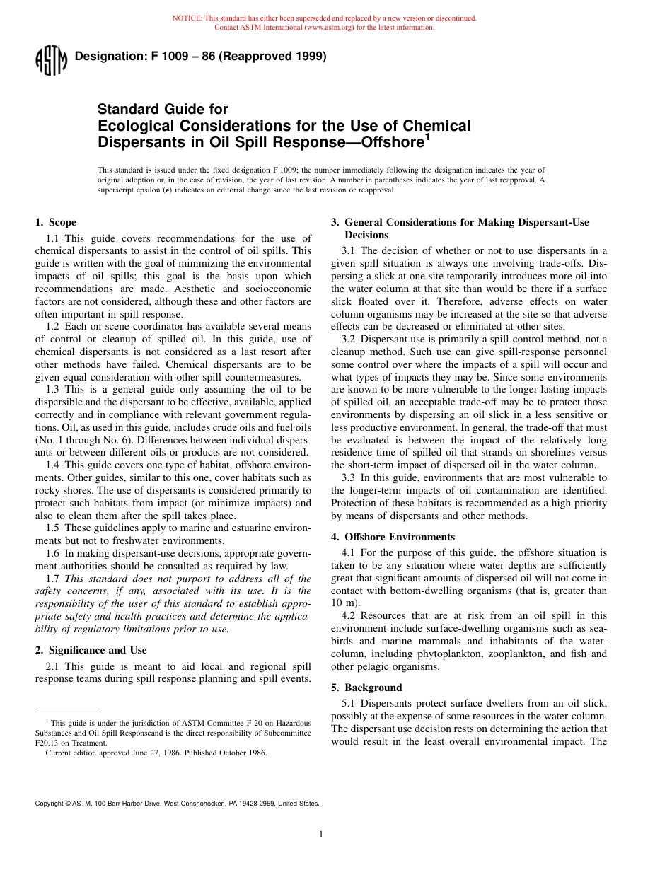 ASTM F1009 - 86 (1999).pdf_第1页
