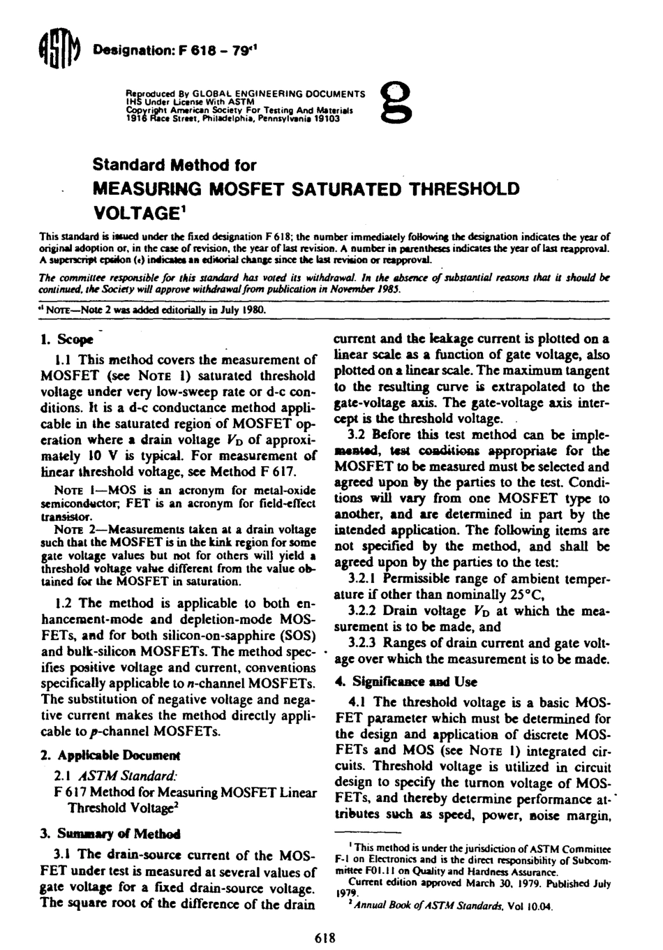 ASTM F618 - 79e1 scan.pdf_第1页