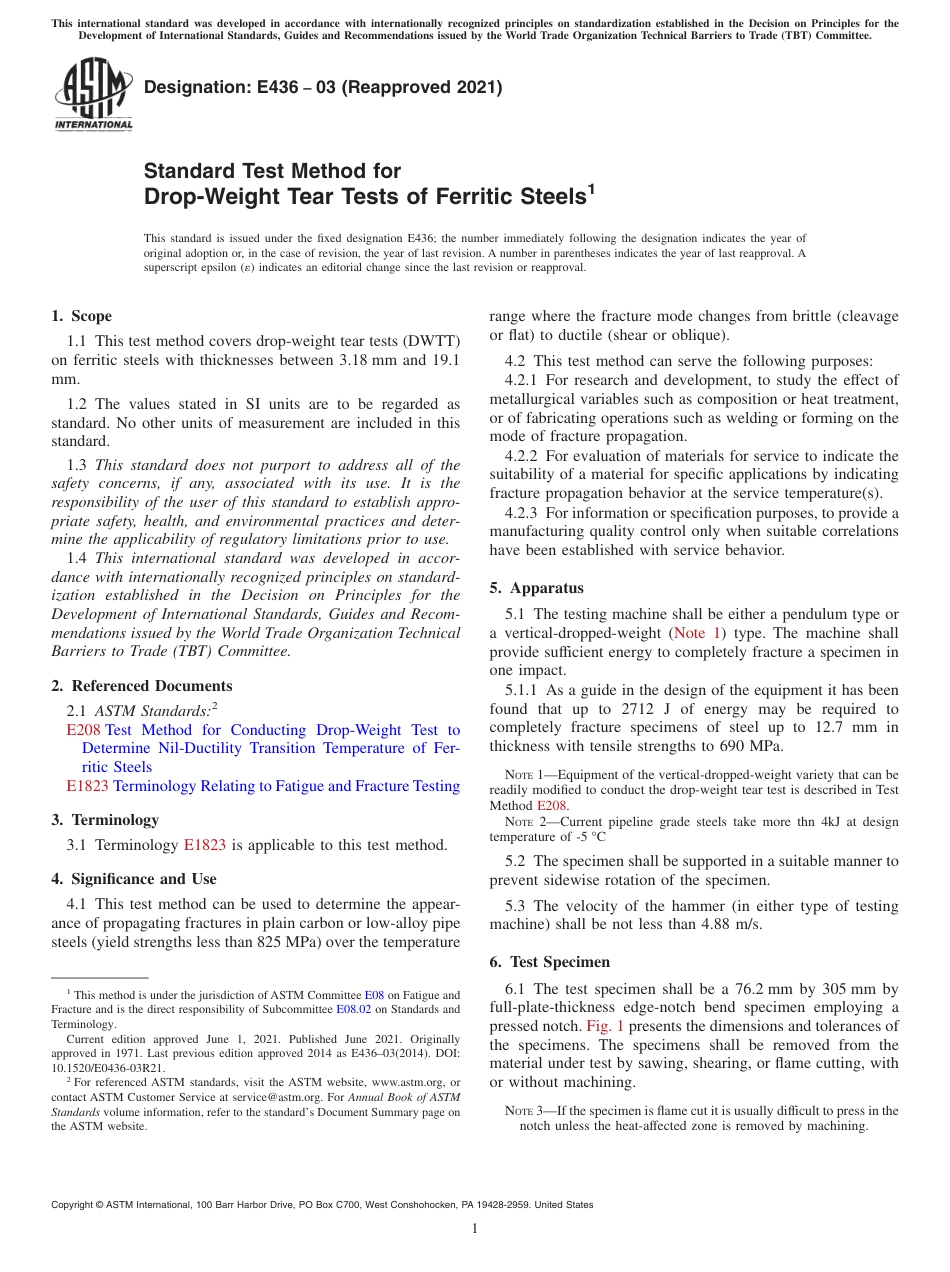 ASTM E436 - 03 (2021).pdf_第1页