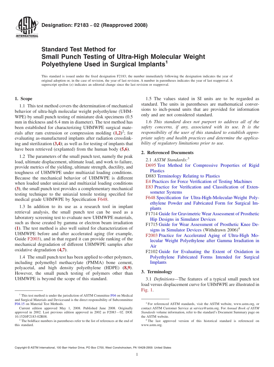 ASTM F2183 - 02 (2008).pdf_第1页