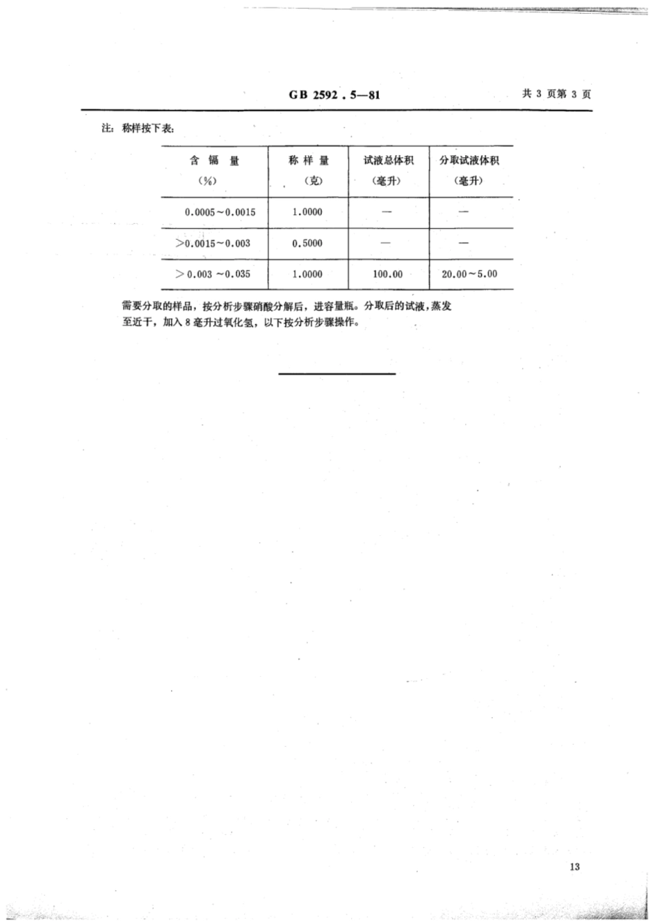 YS∕T 569.5-2006 铊中镉量的测定(双硫腙苯萃取吸光光度法).pdf_第3页