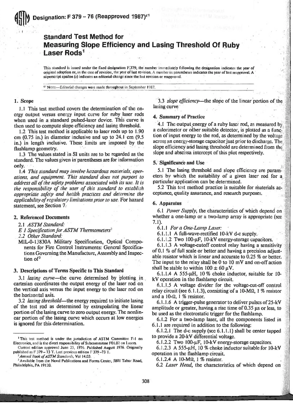 ASTM F379 - 76 (1987)e1 scan.pdf_第1页