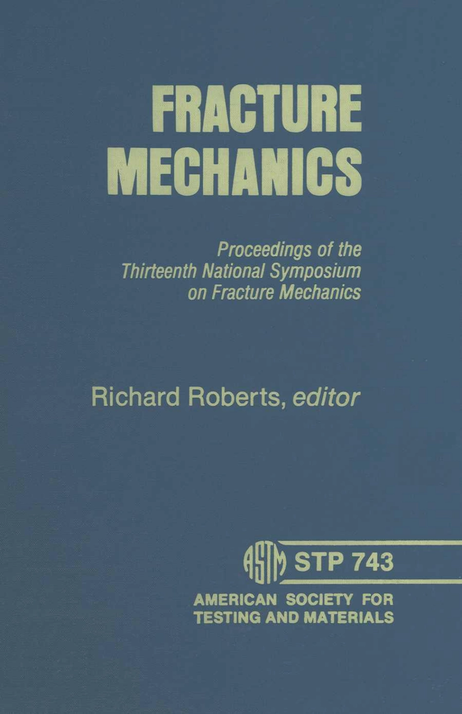 ASTM STP 743-1981.pdf_第1页