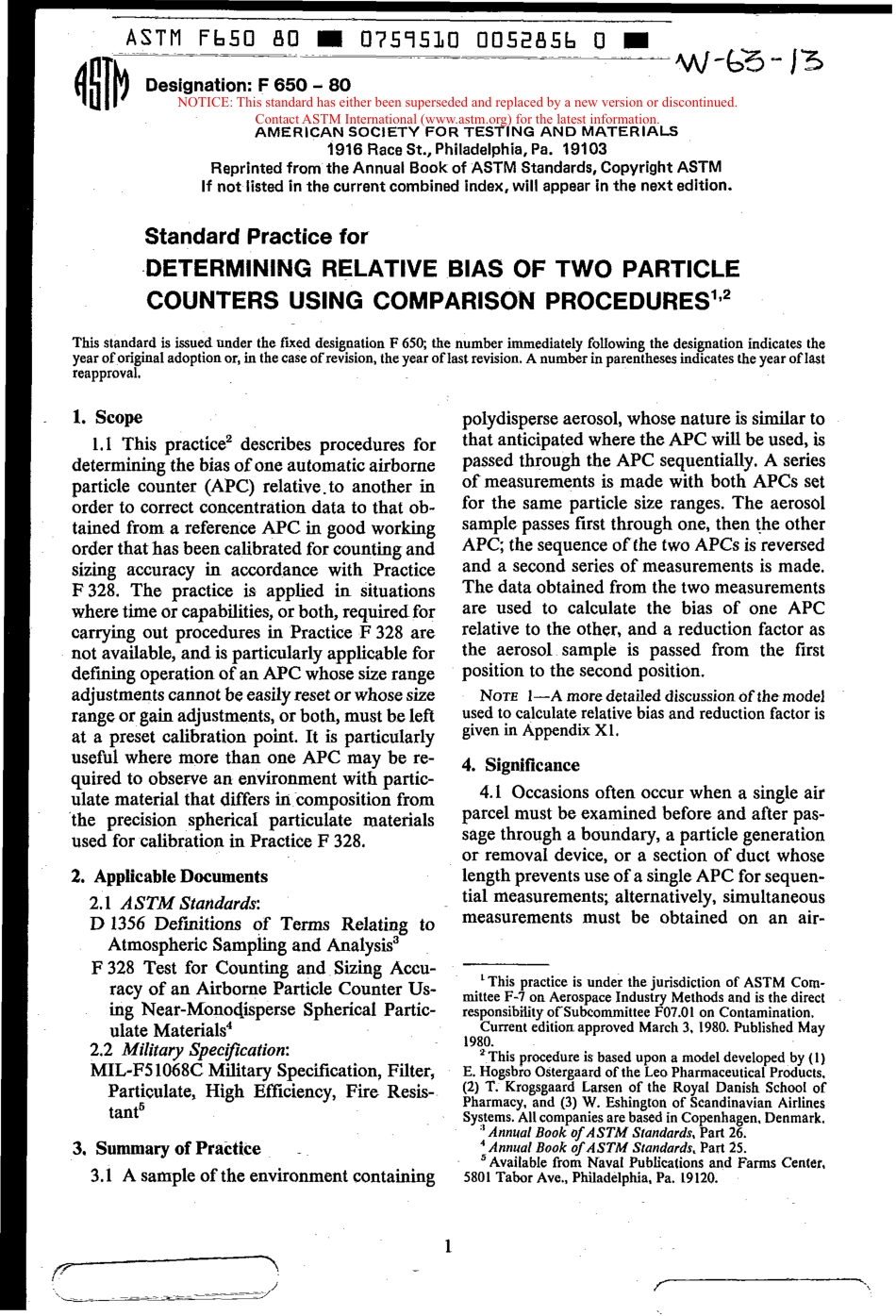 ASTM F650 - 80 scan.pdf_第1页