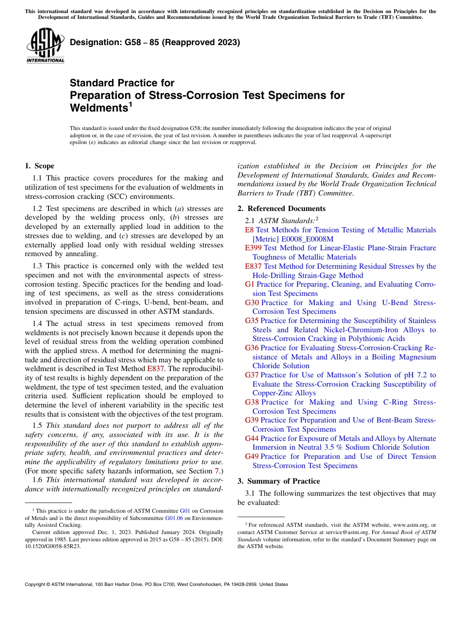 ASTM G58 - 85 (2023).pdf_第1页