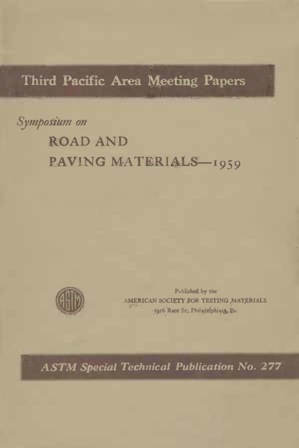 ASTM STP 277-1960.pdf_第1页