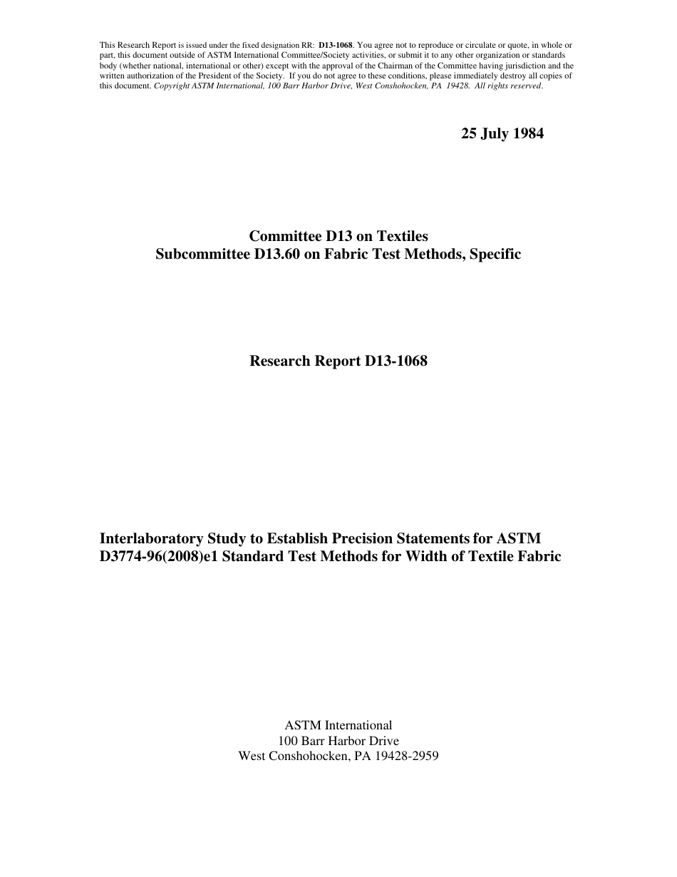 ASTM RR-D13-1068 1984.pdf_第1页