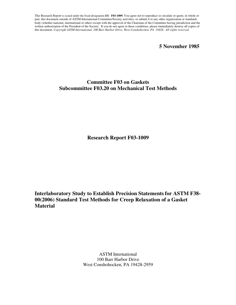 ASTM RR-F03-1009 1985.pdf_第1页