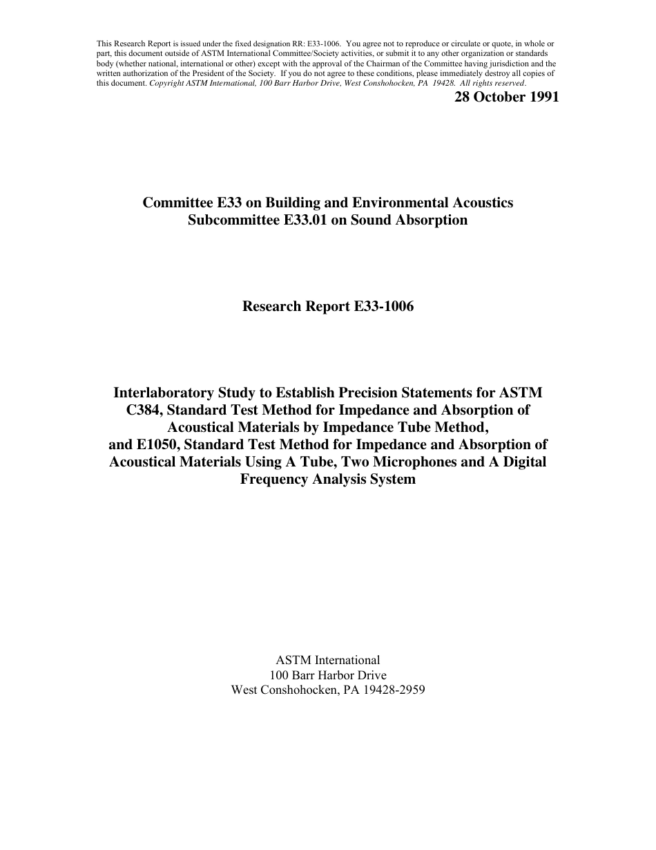 ASTM RR-E33-1006 1991.pdf_第1页