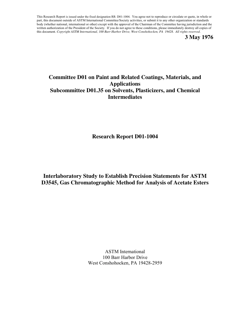 ASTM RR-D01-1004 1976.pdf_第1页