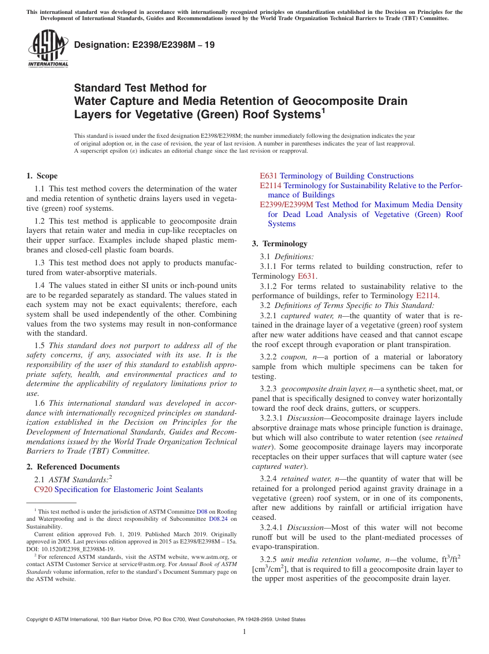 ASTM E2398 - E 2398M - 19.pdf_第1页