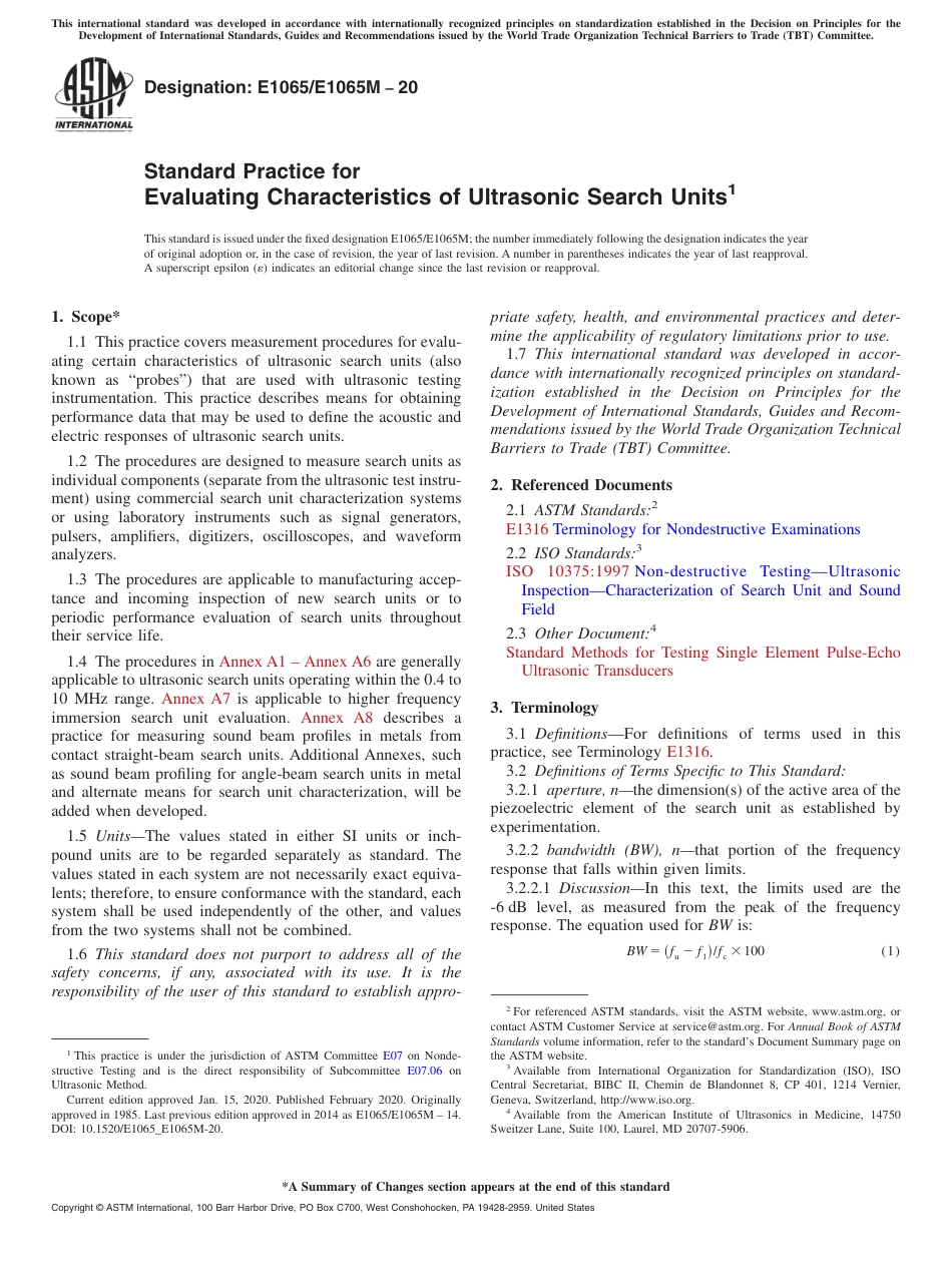 ASTM E1065 - E 1065M - 20.pdf_第1页