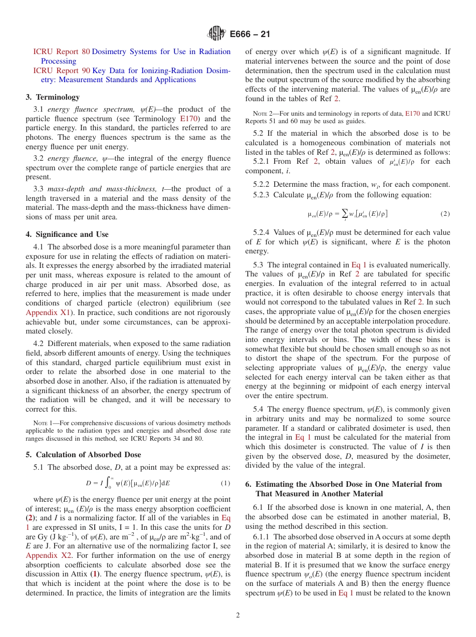 ASTM E666 - 21(1).pdf_第2页