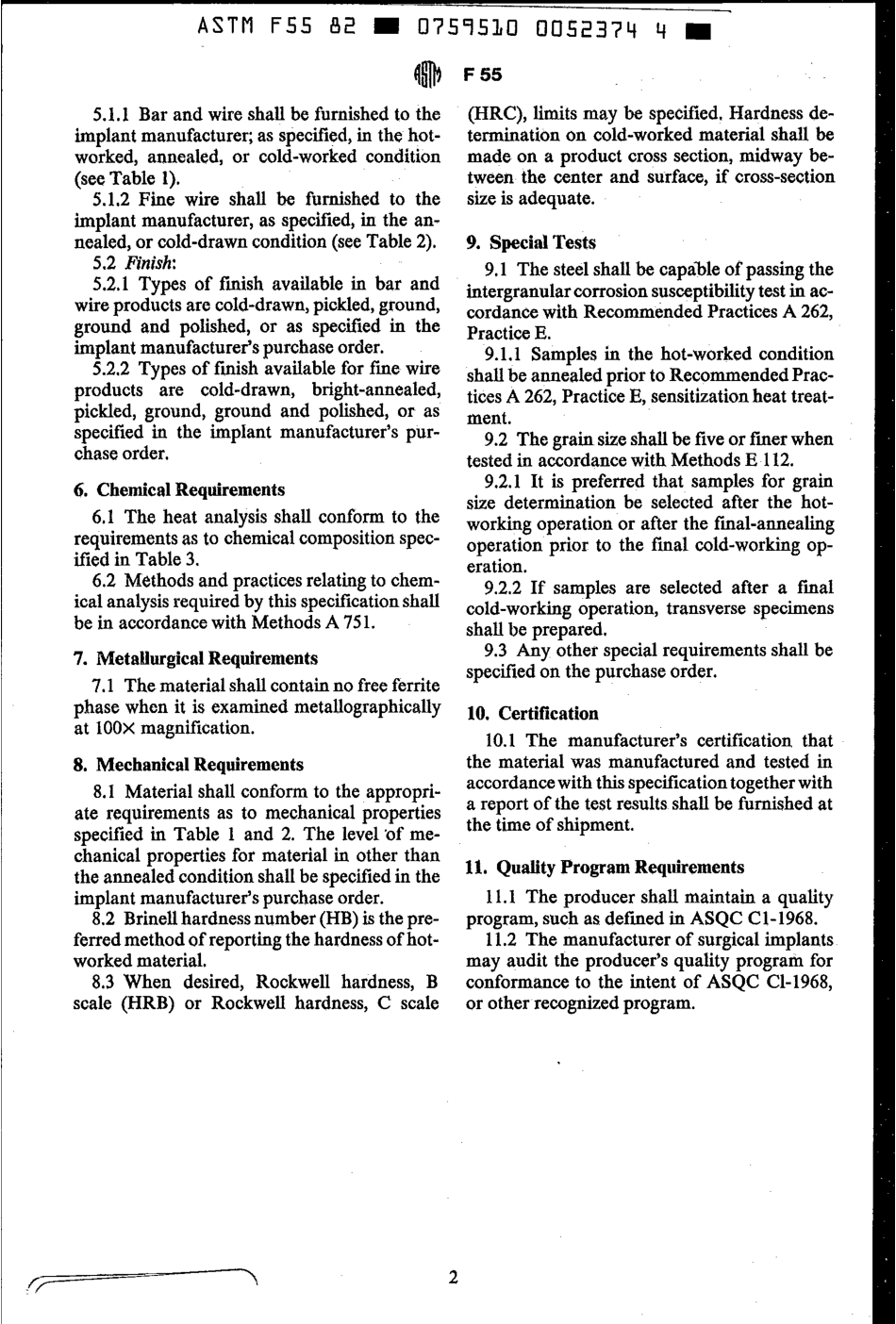 ASTM F55 - 82 scan.pdf_第2页