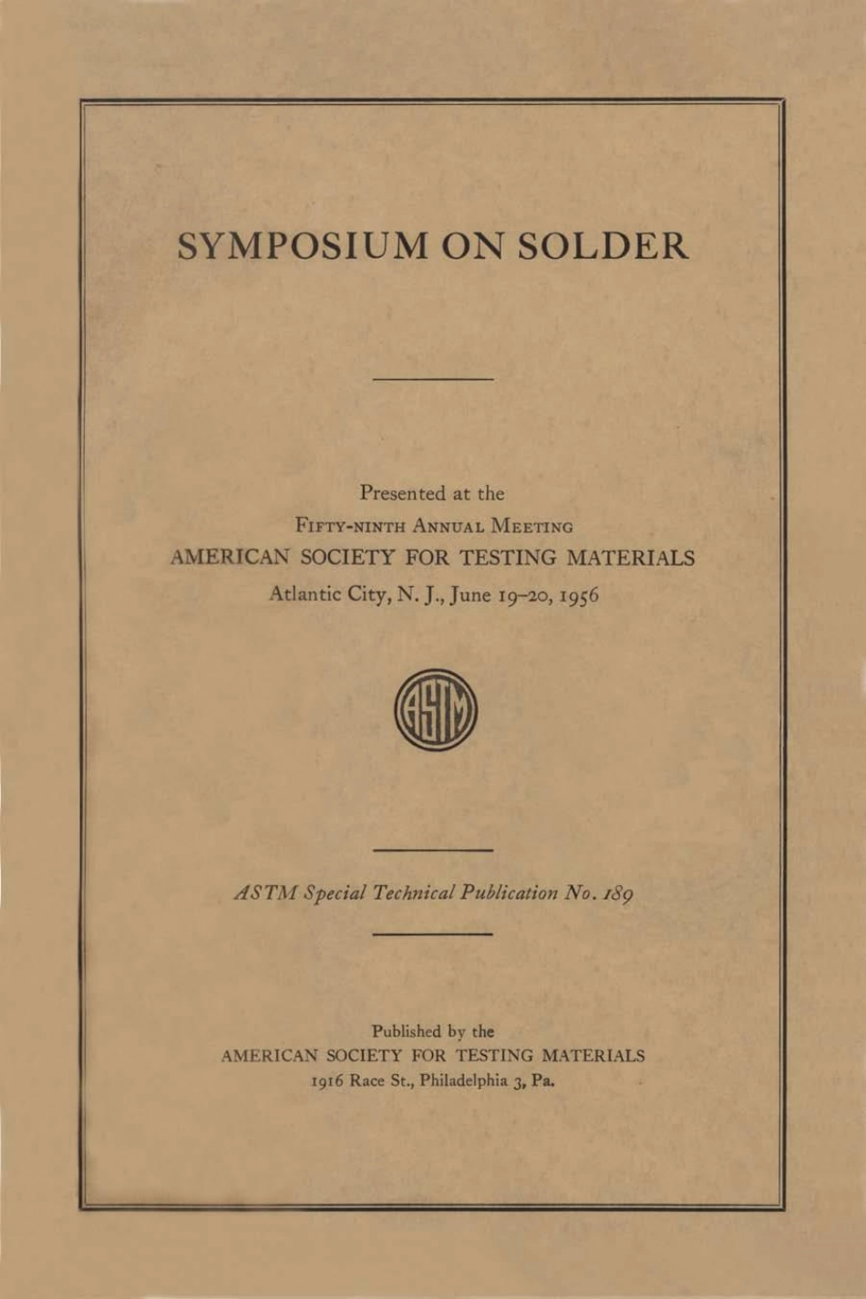 ASTM STP 189-1956.pdf_第1页