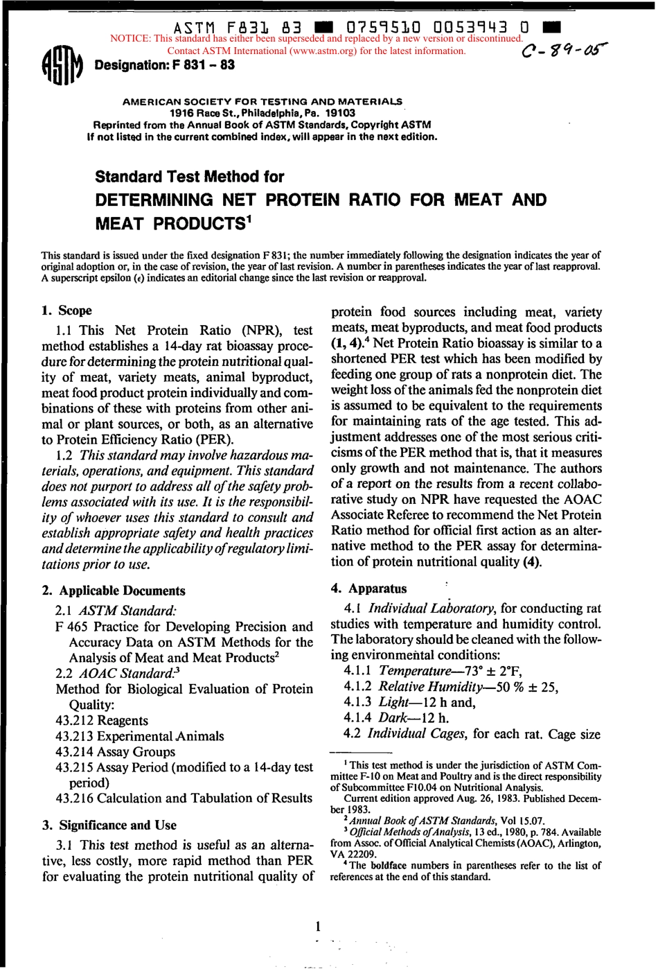 ASTM F831 - 83 scan.pdf_第1页