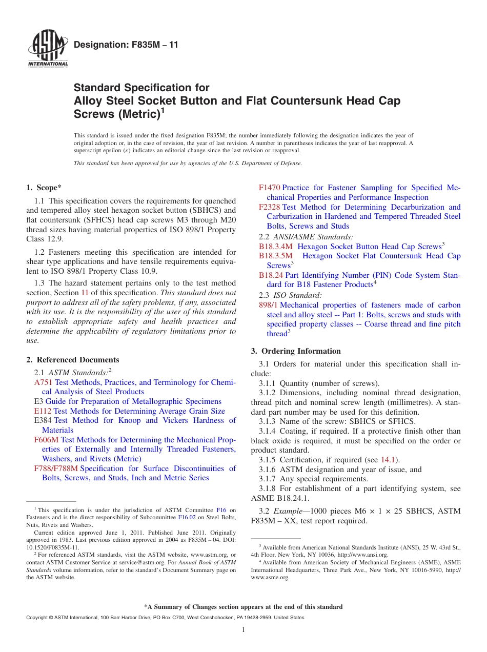 ASTM F835M - 11.pdf_第1页