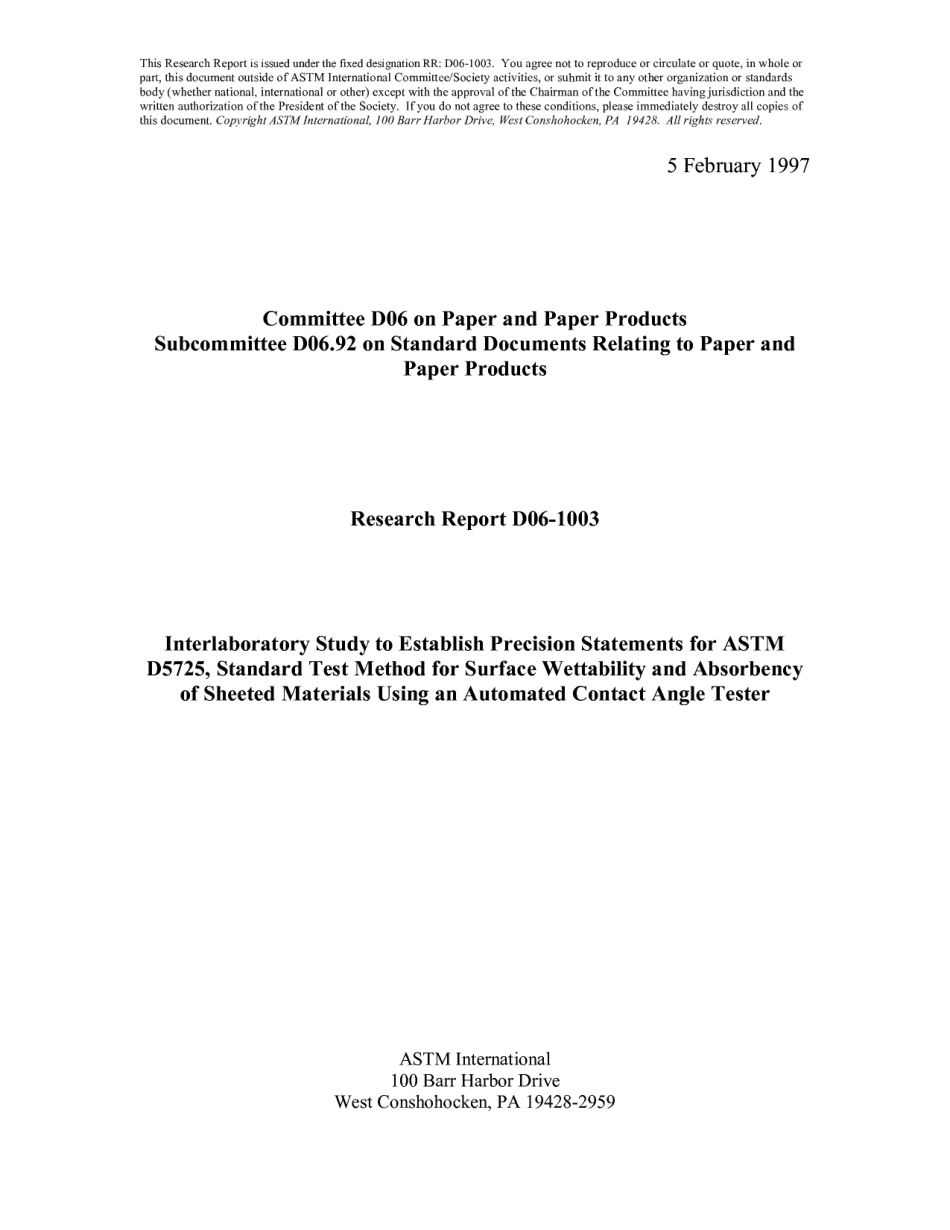 ASTM RR-D06-1003 1997.pdf_第1页