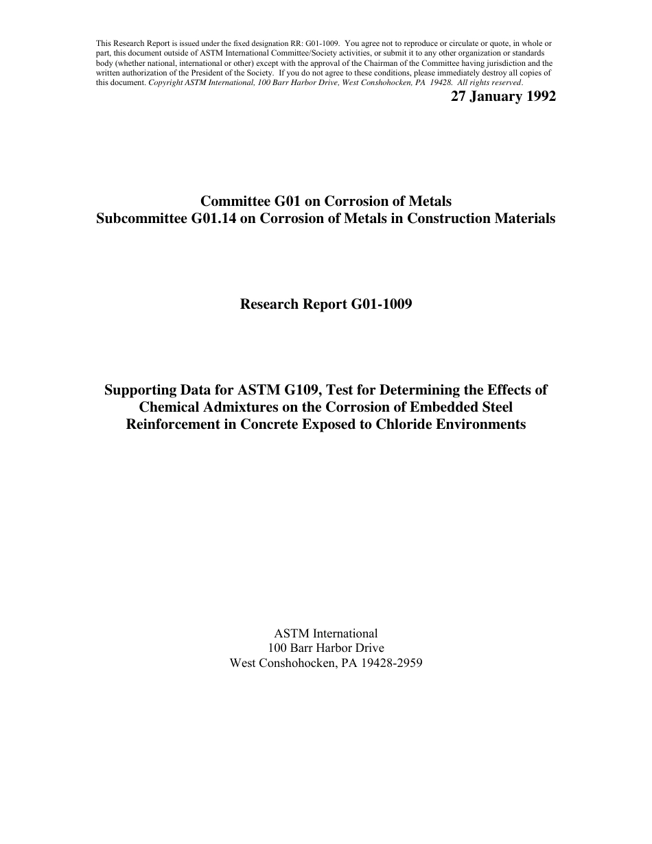 ASTM RR-G01-1009 1992.pdf_第1页