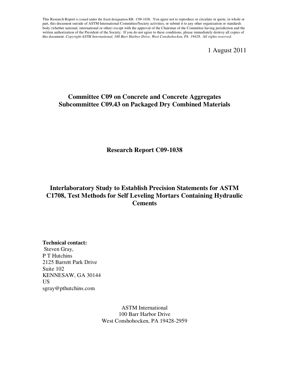 ASTM RR-C09-1038 2011.pdf_第1页