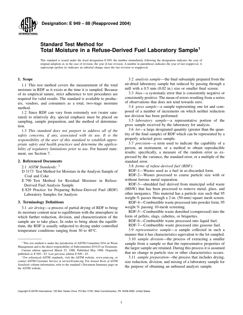 ASTM E949 - 88 (2004)(1).pdf_第1页