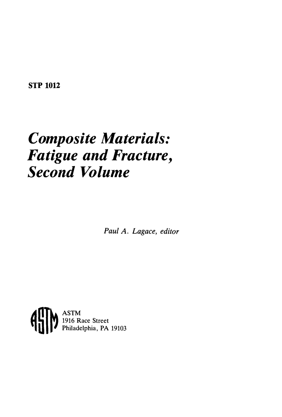 ASTM STP 1012-1989.pdf_第2页