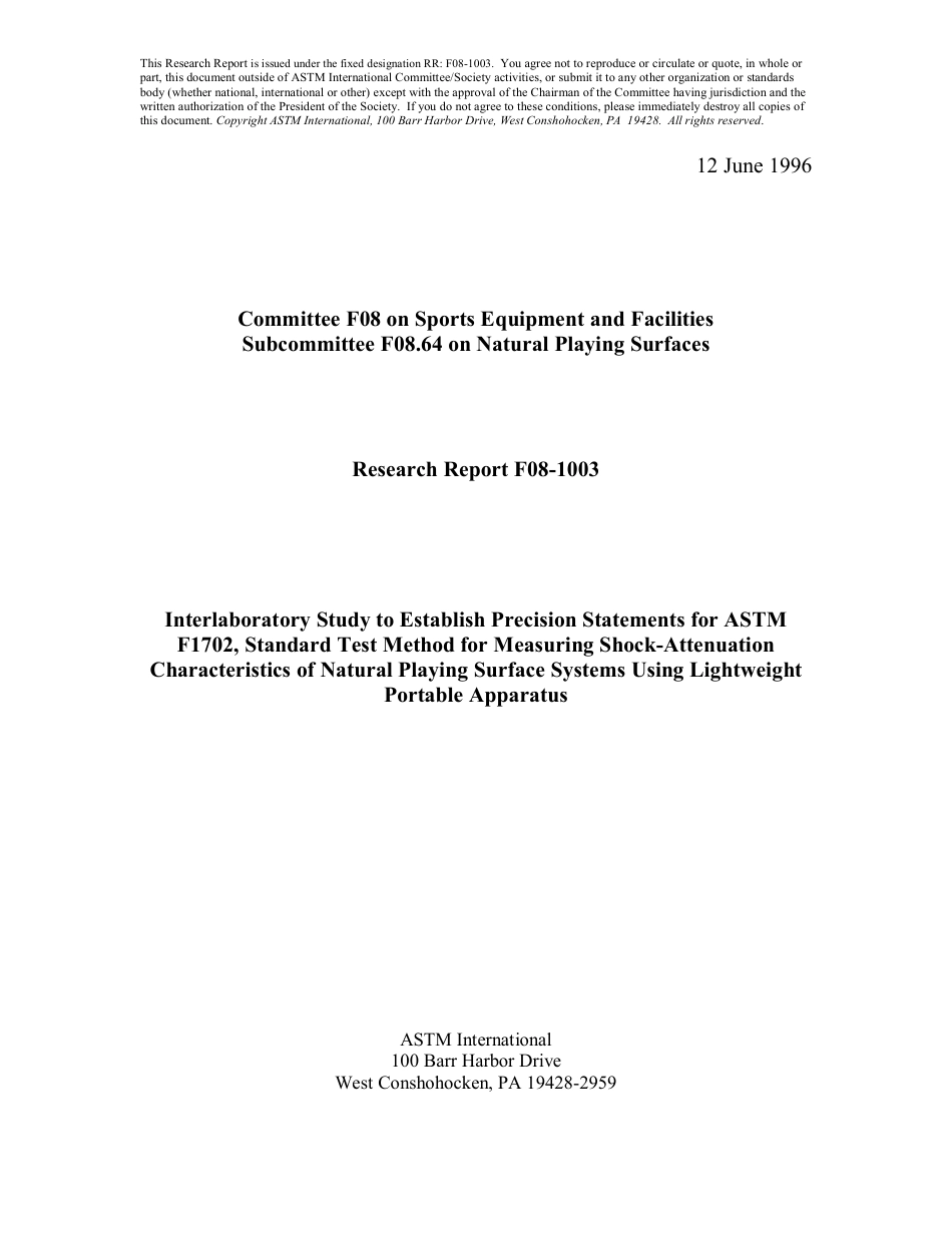 ASTM RR-F08-1003 1996.pdf_第1页