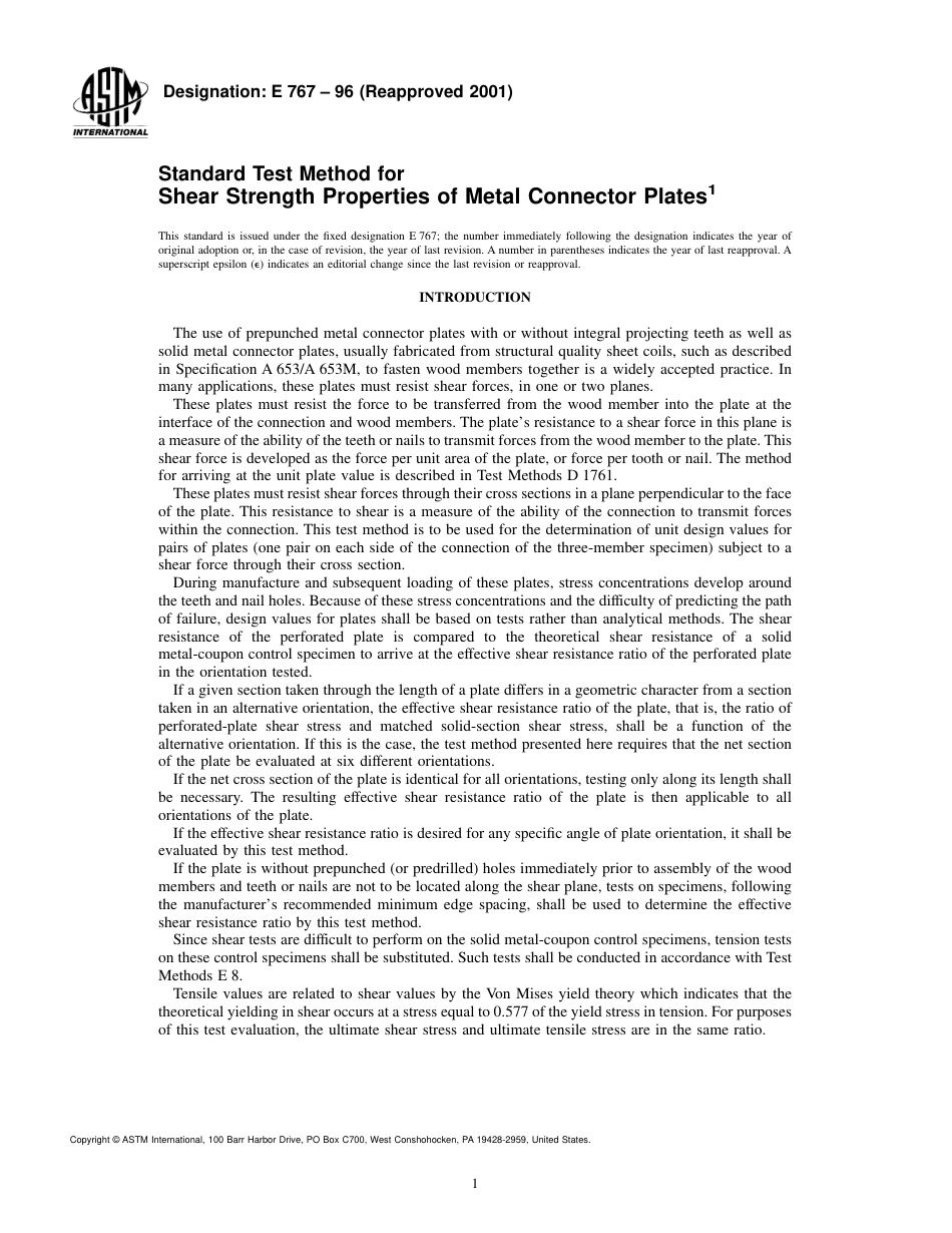 ASTM E767 - 96 (2001).pdf_第1页