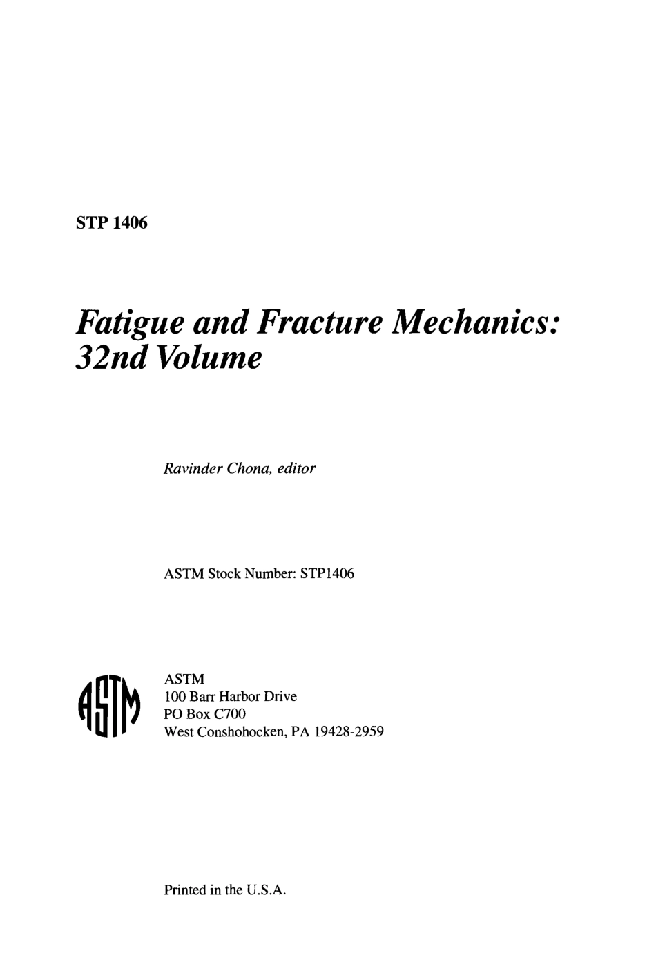 ASTM STP 1406-2002.pdf_第2页