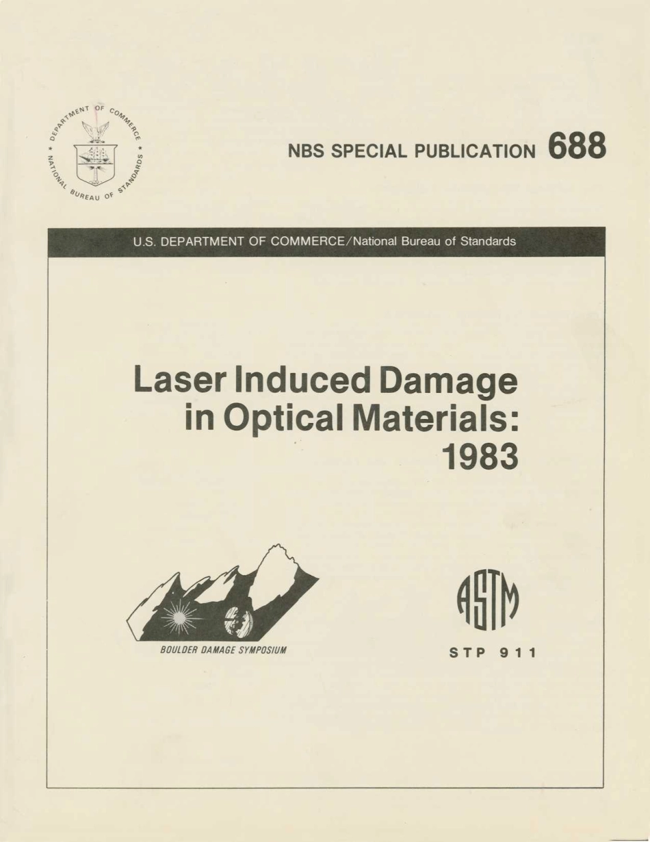 ASTM STP 911-1985 (NBS SP 688).pdf_第1页