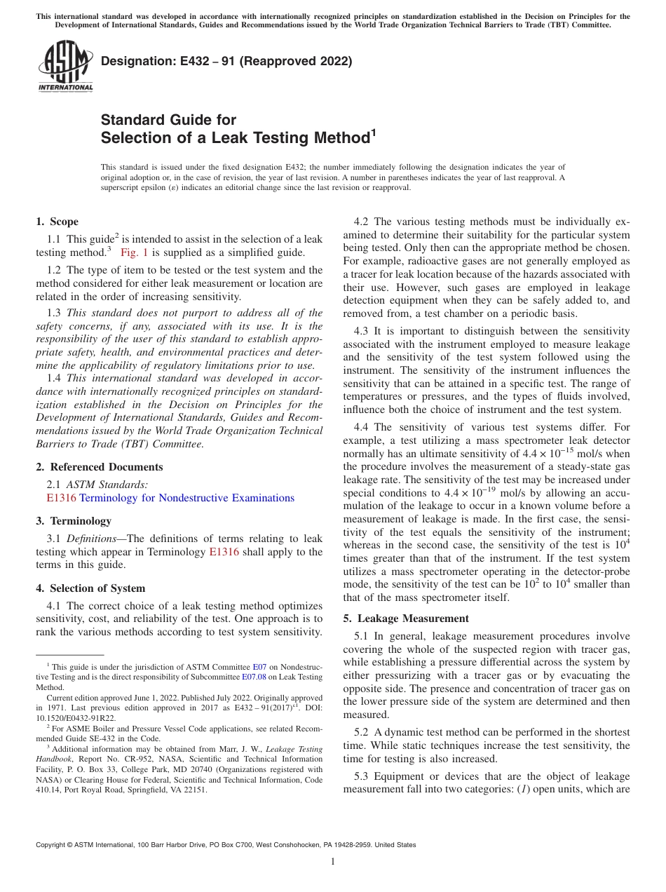 ASTM E432 - 91 (2022).pdf_第1页