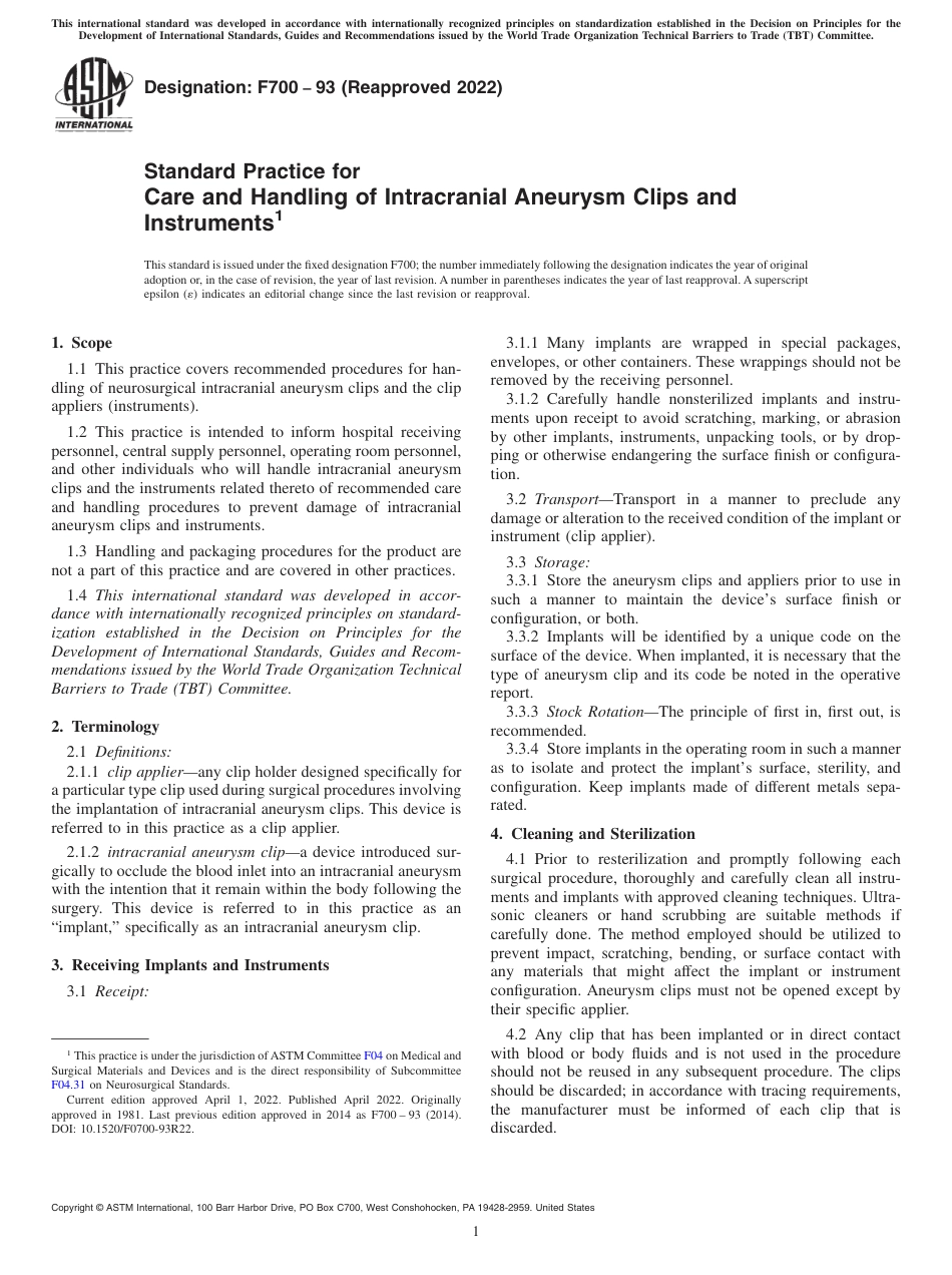 ASTM F700 - 93 (2022).pdf_第1页