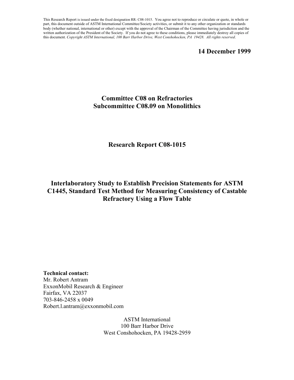 ASTM RR-C08-1015 1999.pdf_第1页