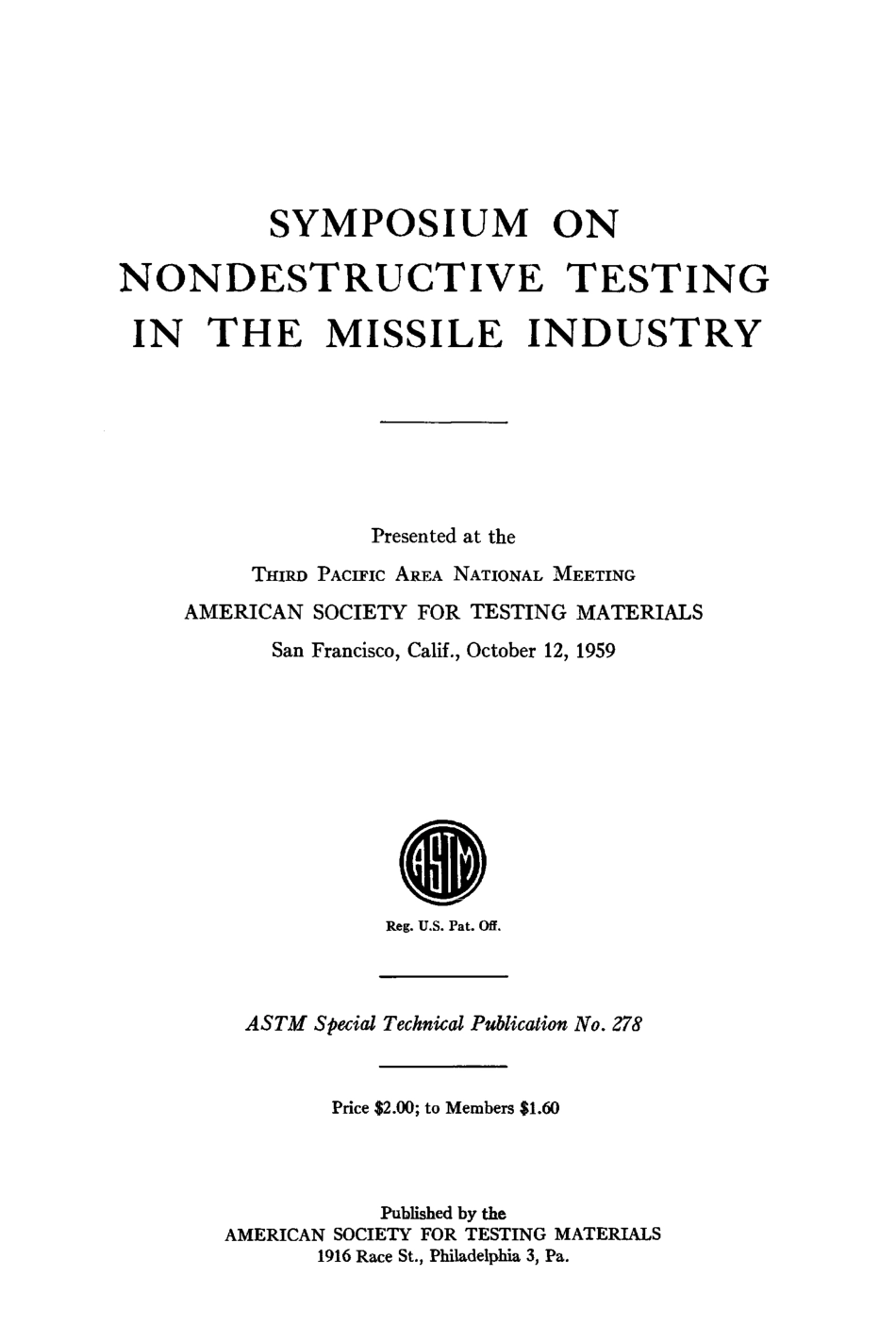 ASTM STP 278-1960.pdf_第2页