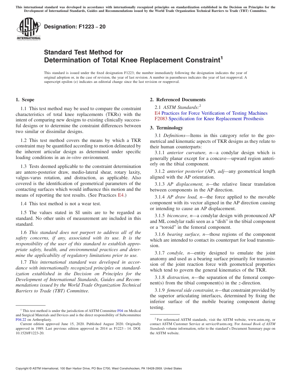ASTM F1223 - 20.pdf_第1页