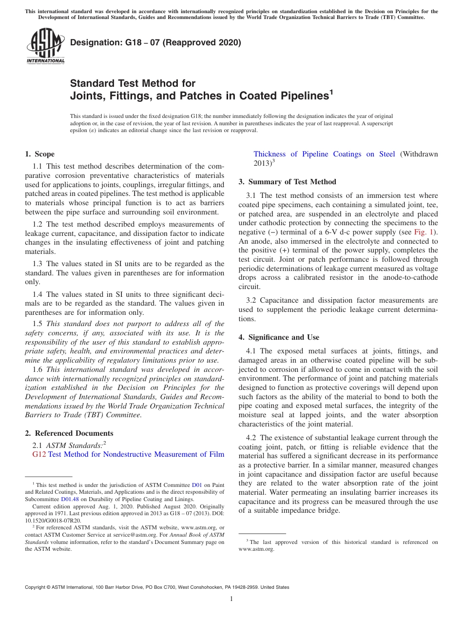 ASTM G18 - 07 (2020).pdf_第1页