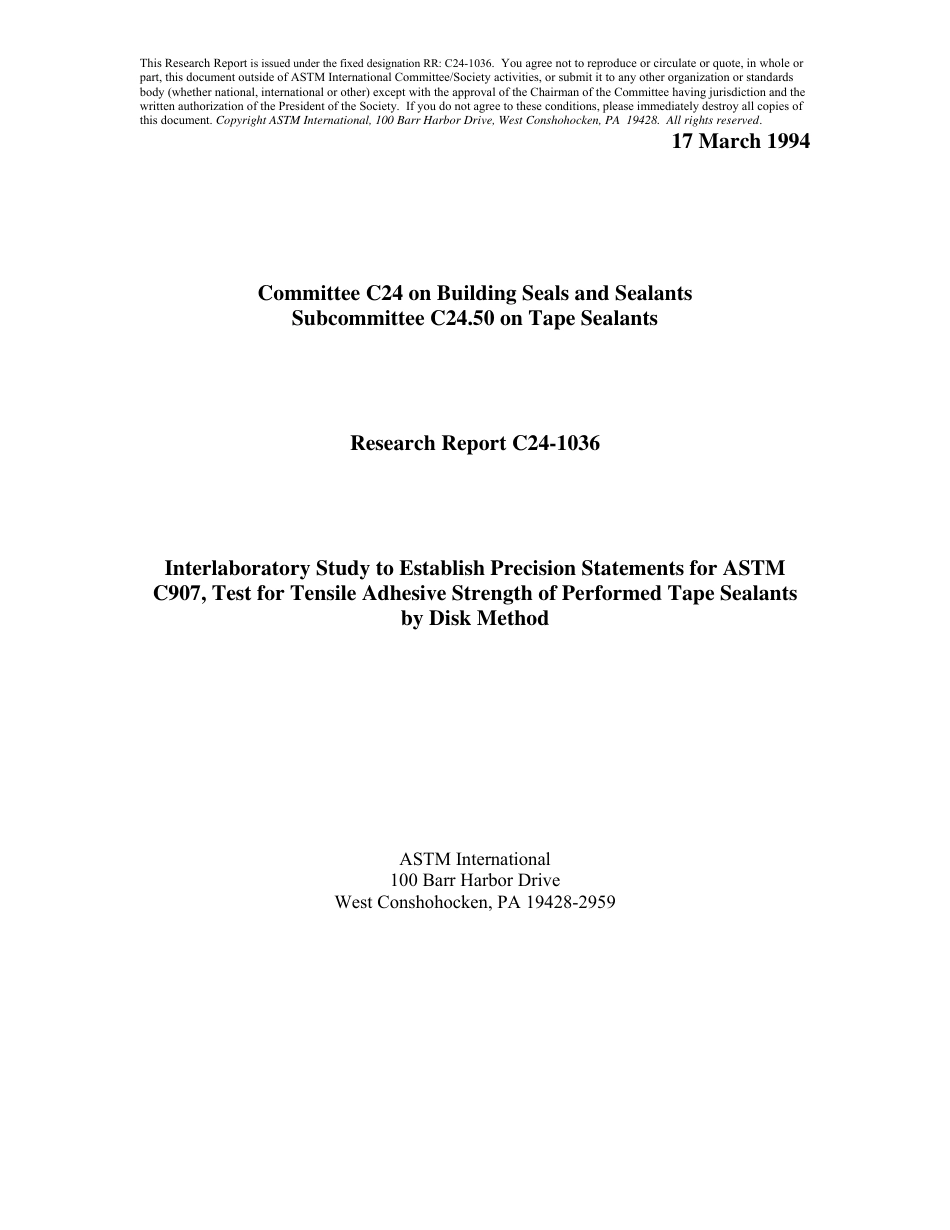 ASTM RR-C24-1036 1994.pdf_第1页